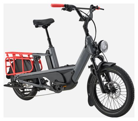 Vélo Cargo Longtail Électrique Cannondale Cargowagen Neo 2 Shimano Deore 10V 545Wh 20'' Gris