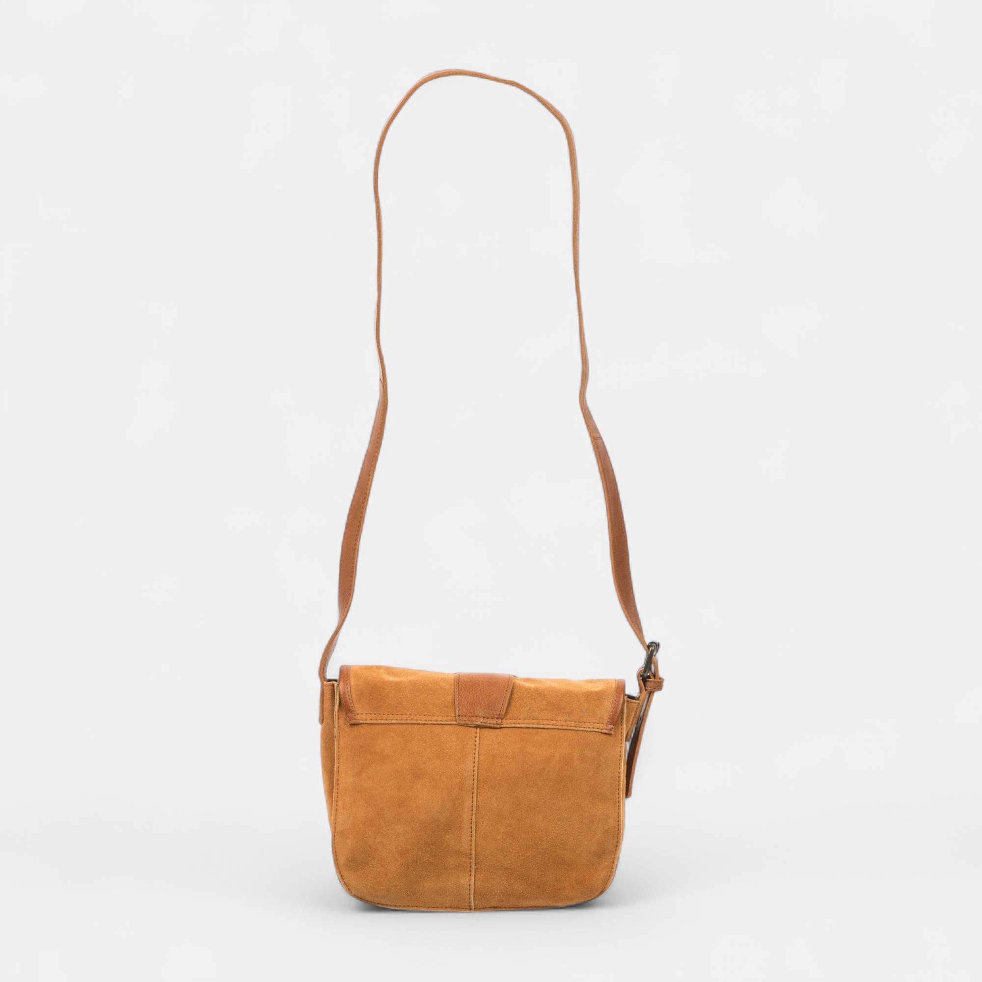 Sac bandoulière en cuir cognac