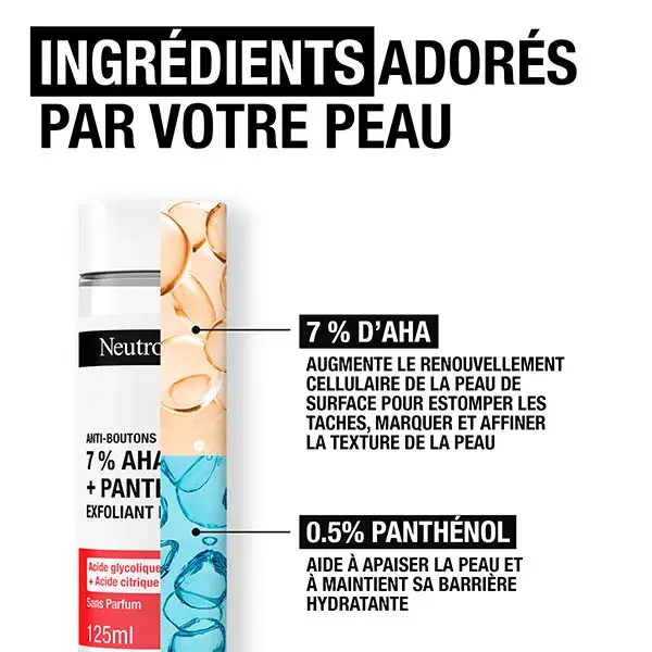 Neutrogena Anti-Boutons + Exfoliant Visage Peaux à Tendance Acnéique 125ml