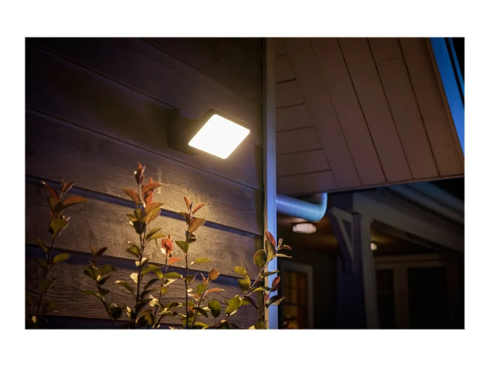 Philips Hue White ambiance Welcome - Projektører - LED - 20.5 W - klasse E - varmt hvidt lys - 2700 K - sort