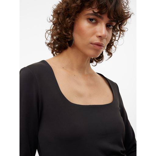 Vero Moda Million Square Bluse, Black, S