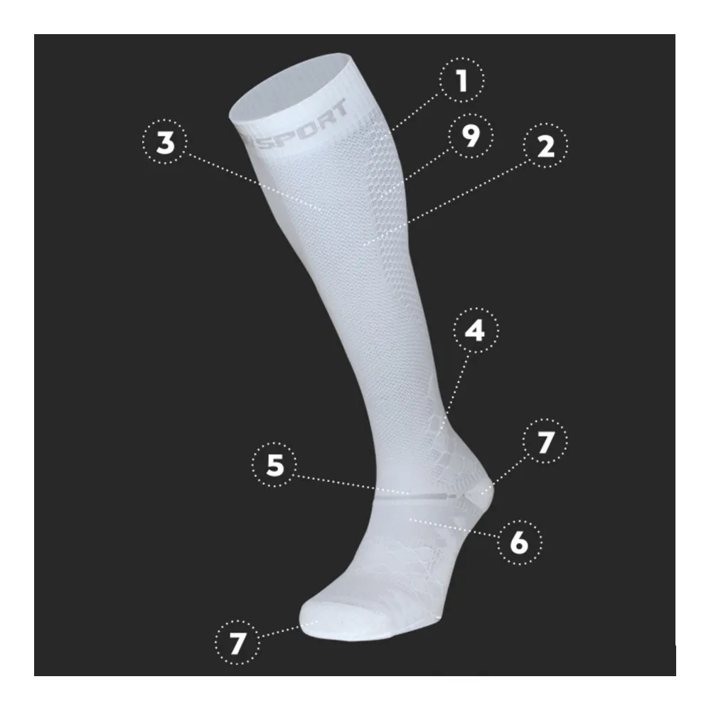 BV Sport RECOVERY EVO - Chaussettes noir