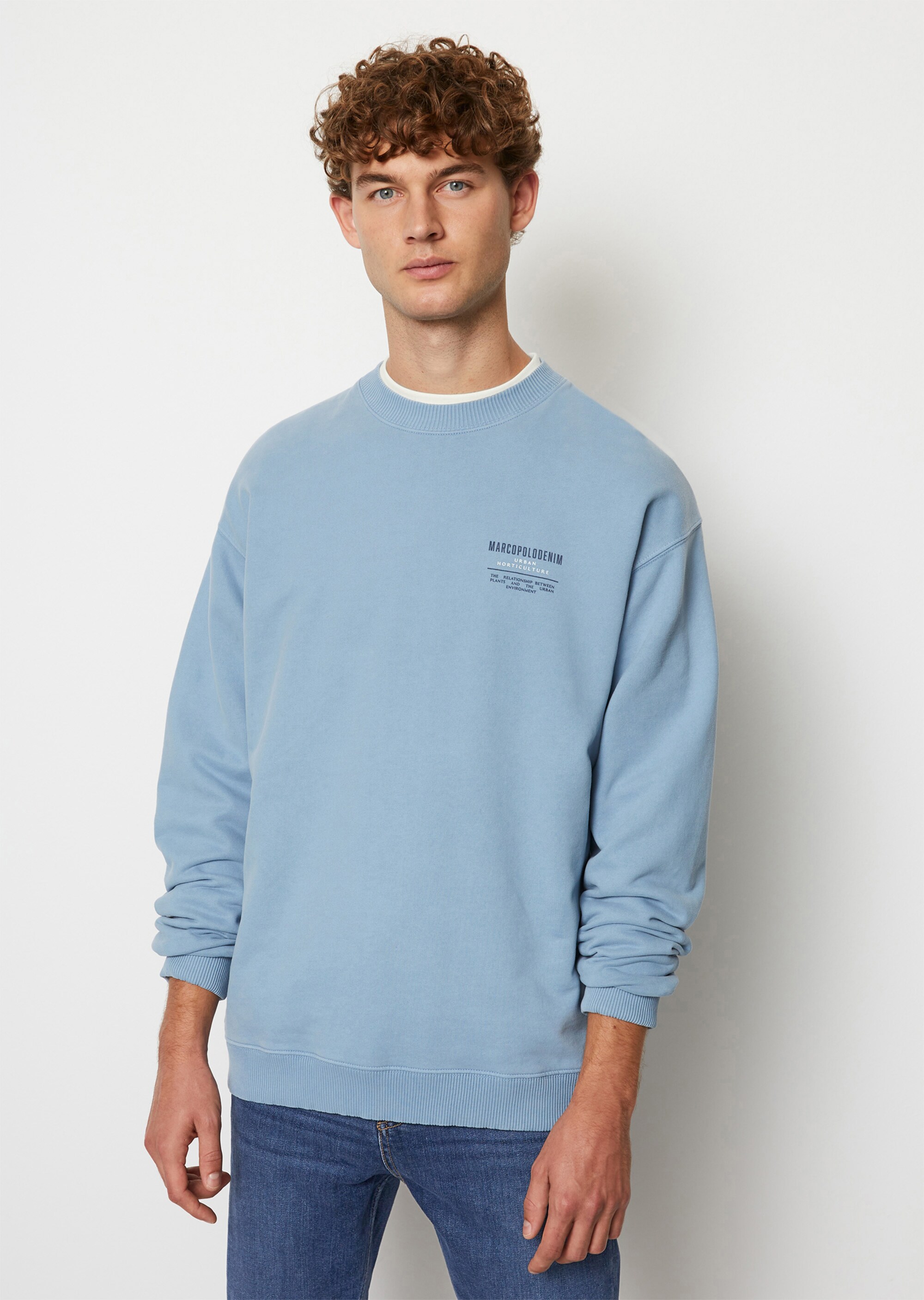 Sweatshirt relaxed mit Front- und Back-Print