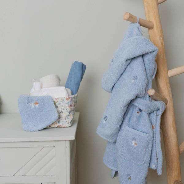 Little Dutch Badjas Geborduurd - Maat 98/104 - Blue