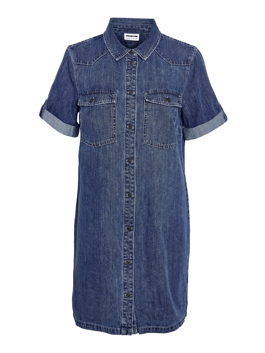 Noisy may Jeanskleid »NMNEW SIGNE S/S DENIM DRESS WG002MB NOOS« Brusttaschen