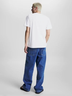Camiseta clássica de malha com estampa da bandeira