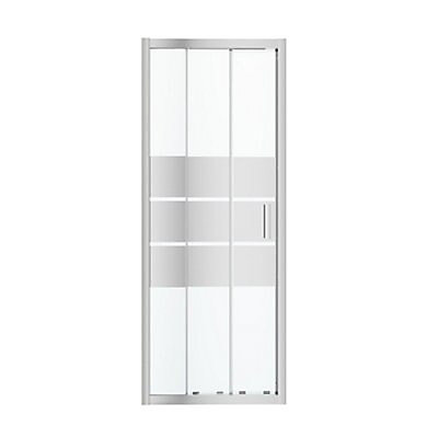 Porte de douche coulissante GoodHome Beloya miroir 80 cm