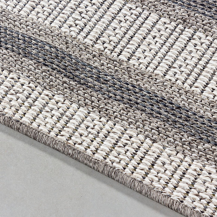 Jute balkonkleed - Aruba Double-edge Creme