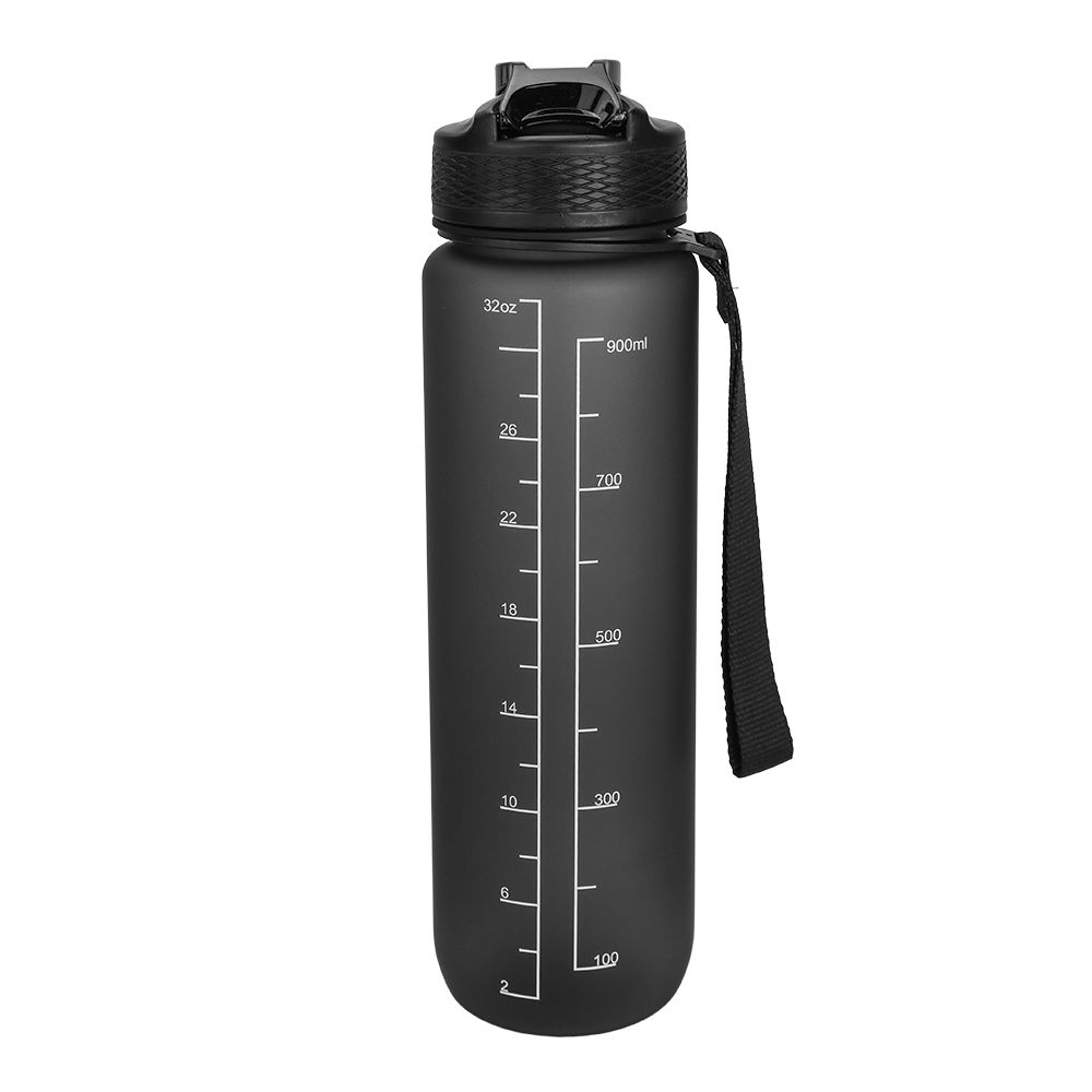 Vannflaske Motivasjon Sort 946 ml