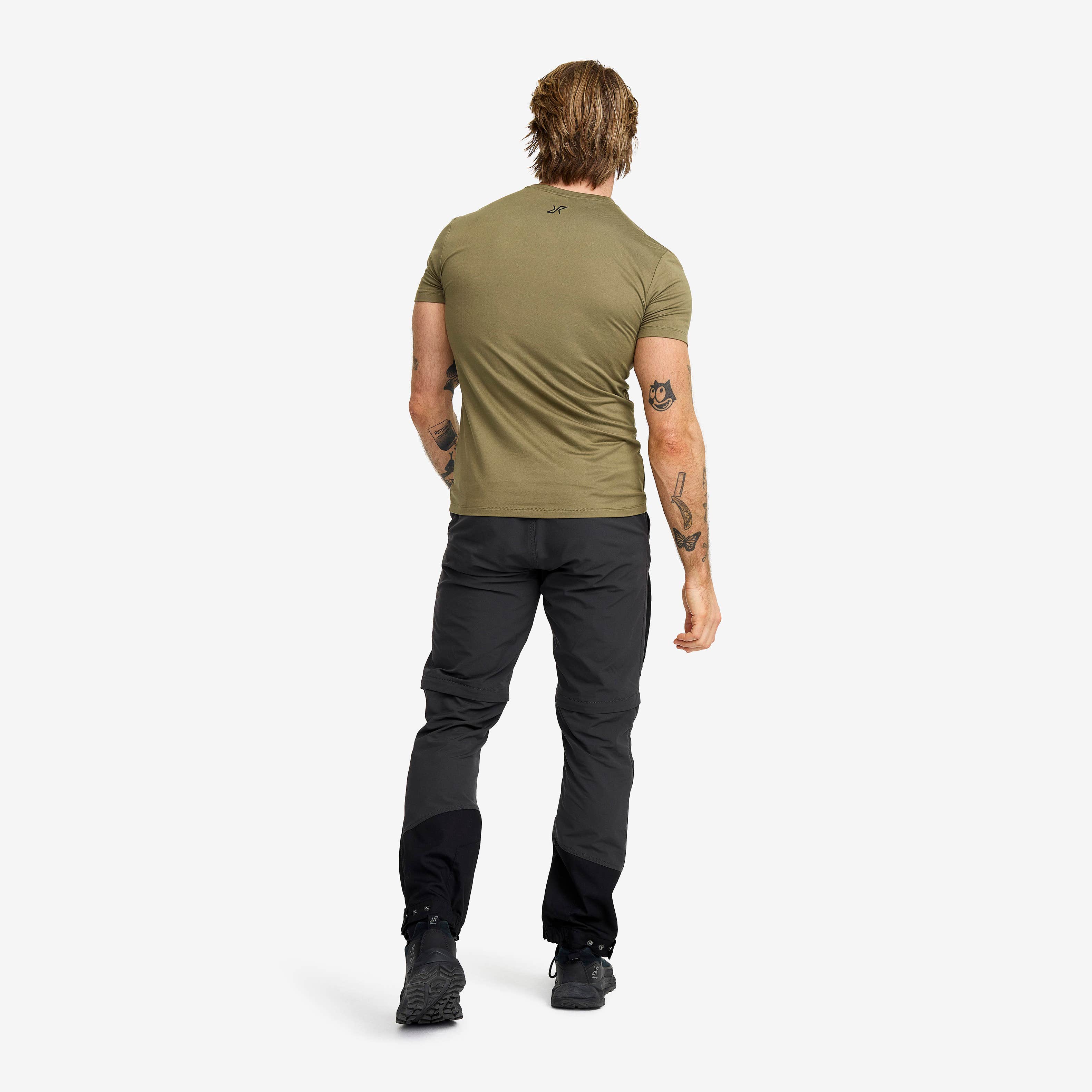 Mission Logo Slim Fit T-shirt Herre Burnt Olive