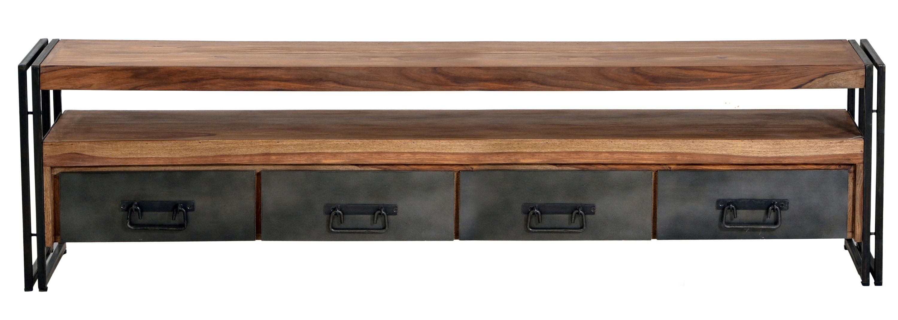 Lowboard Panama Akazie Kommode Sideboard TV Fernseher Hifi Wohnzimmer Schrank