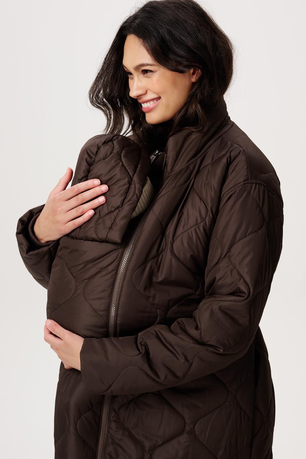 Noppies Maternity Winterjas Pello - Coffee Bean