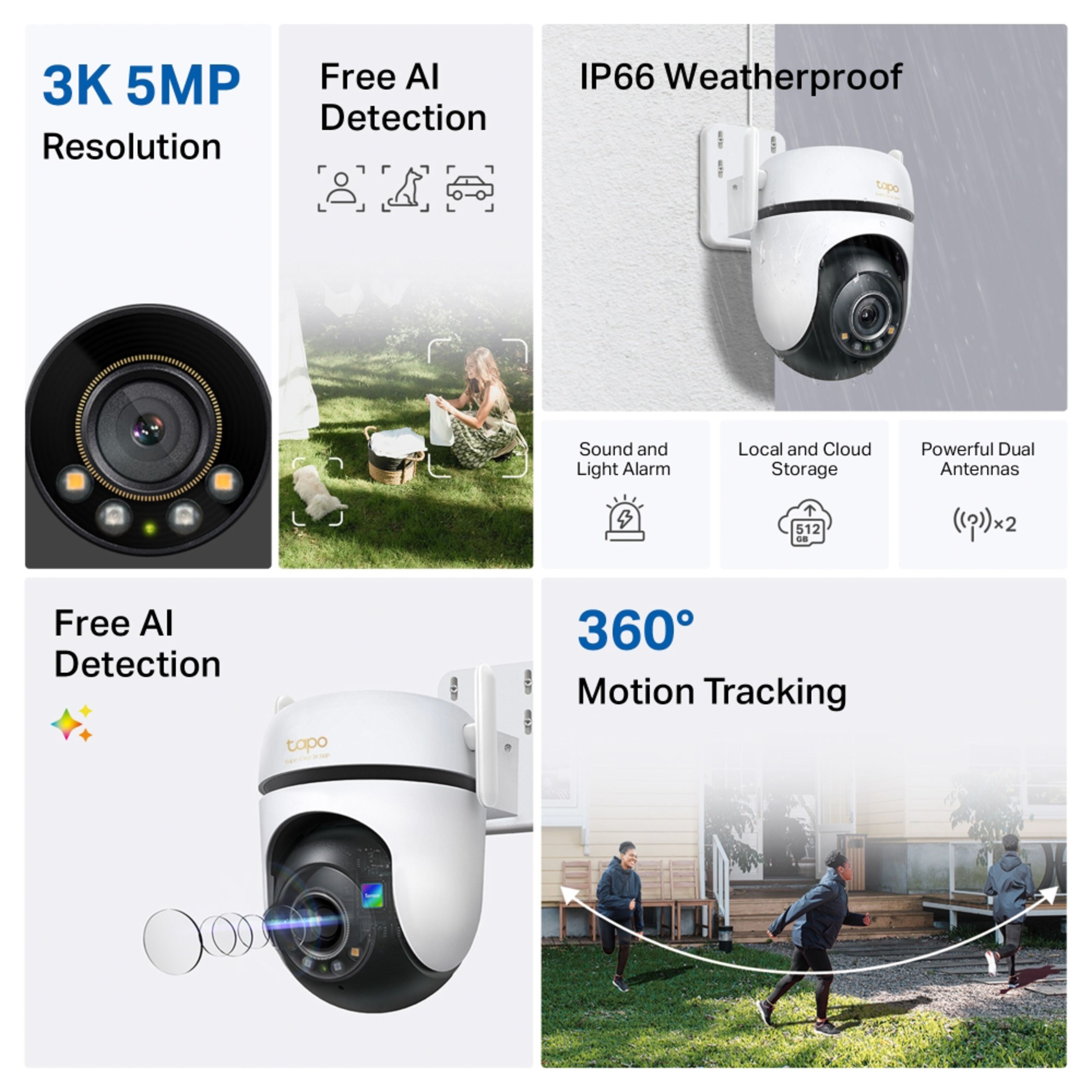 TP-link Tapo C530WS Trådløst overvåkningskamera