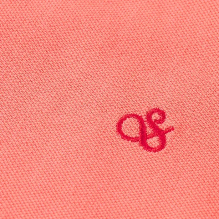 Scotch & Soda Garment Dyed Pique Polo Heren
