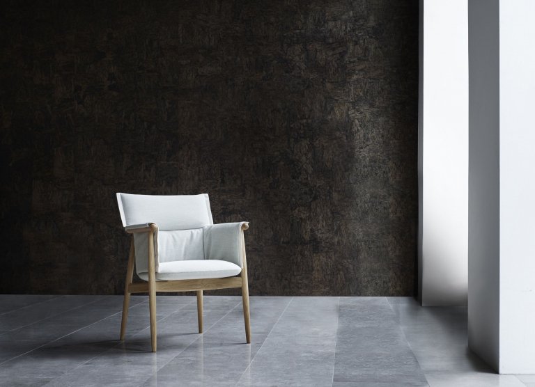 Carl Hansen & Son E005 Embrace stoel geolied eiken - SIF 95 - natural edging strip