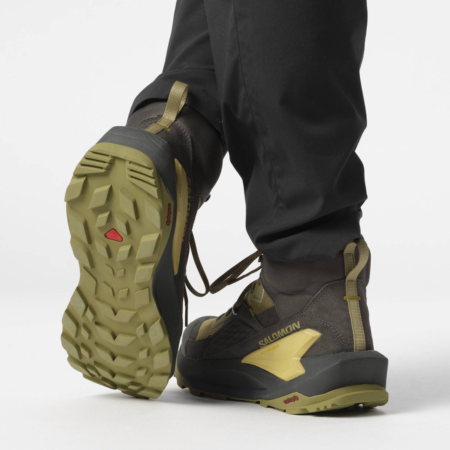 Salomon| Herren Wanderschuhe ELIXIR MID GTX wasserdicht mit Leder