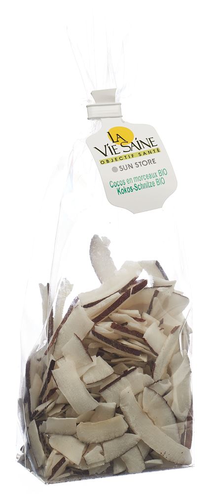 LA VIE SAINE Kokos Schnitze<br>150 g, Beutel, Bio