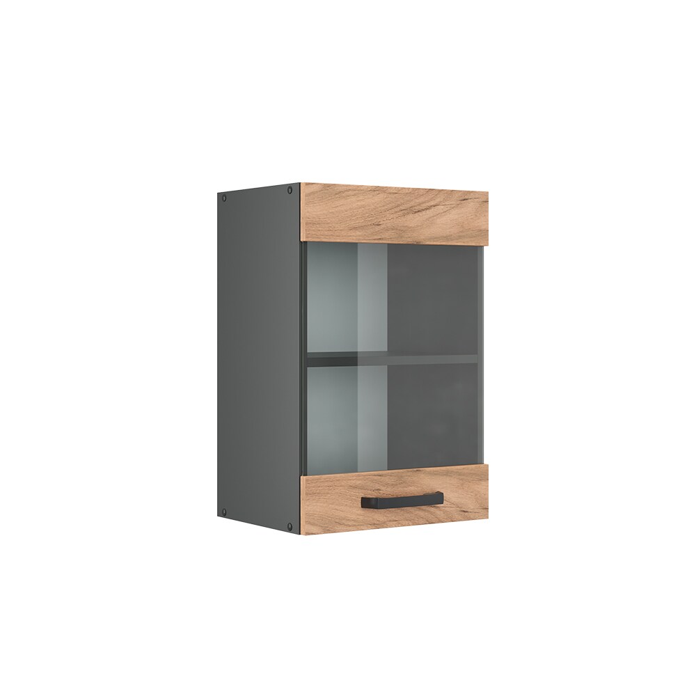 VICCO Küchenschrank Hängeschrank Hängeglasschrank 40 cm R-Line Anthrazit