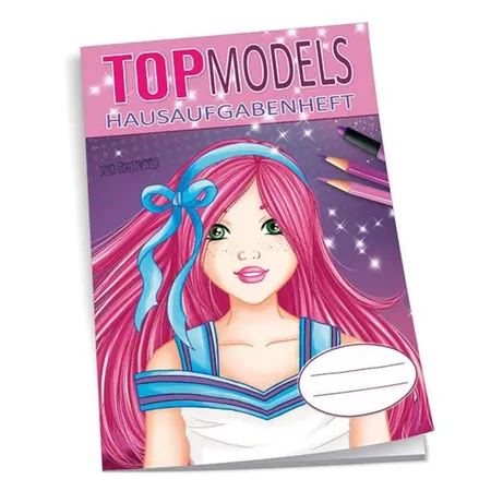 Trötsch Color-Hausaufgabenheft Top Models