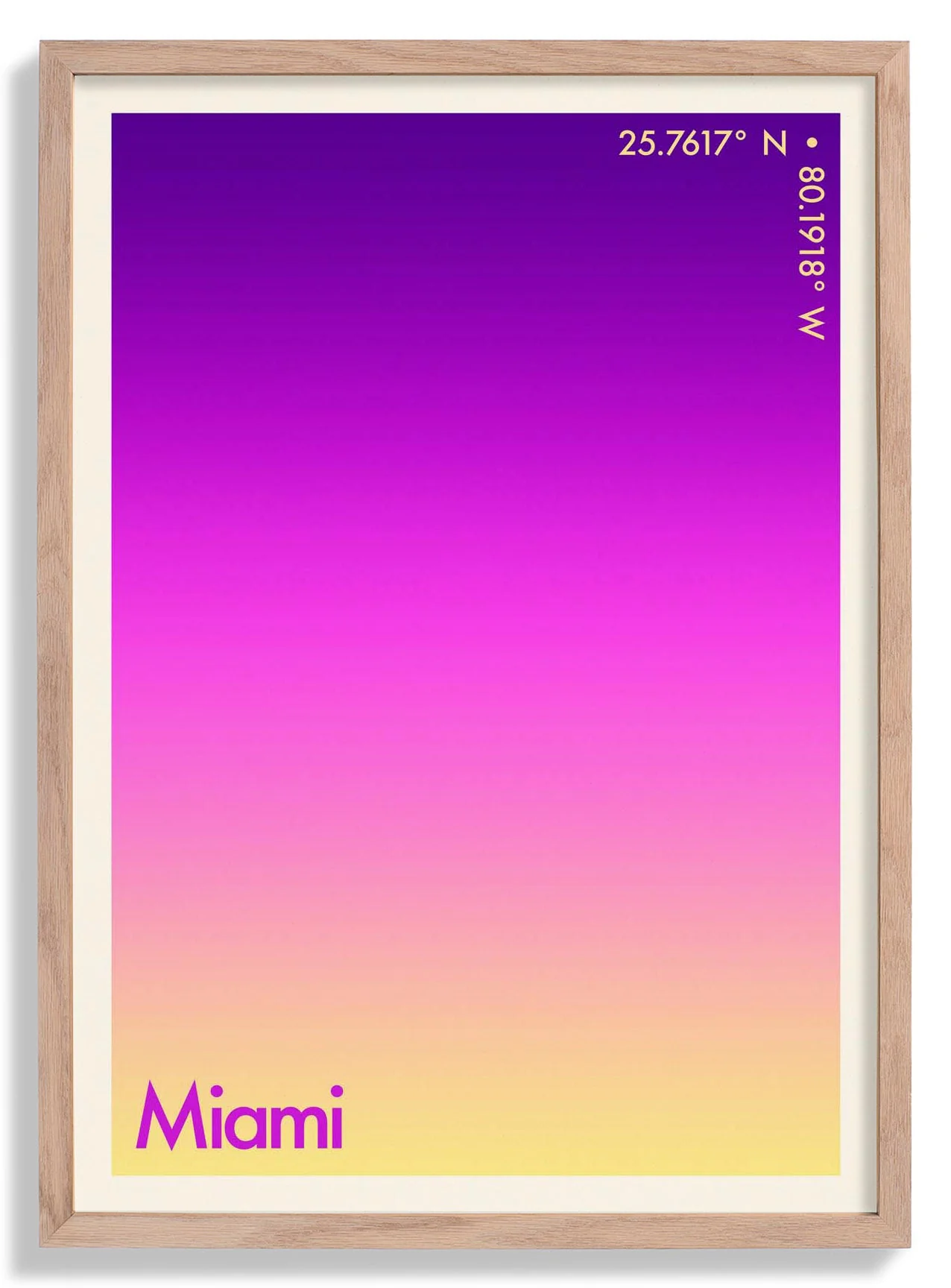 Miami Sonnenuntergang Stadt