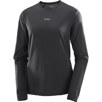 Salomon SHKout Core Langarmshirt Deep Black Damen