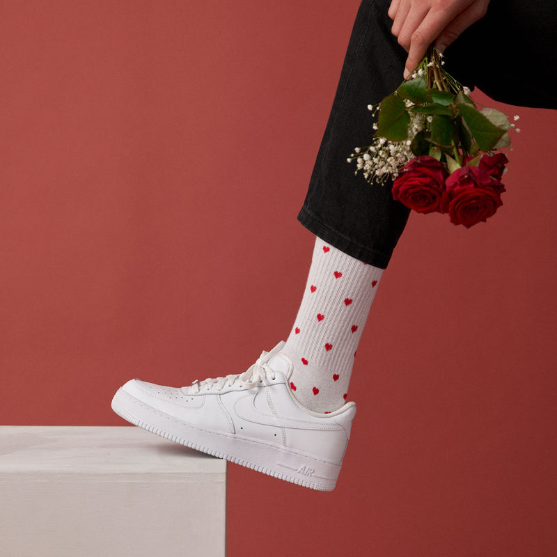 Tennissocken aus Bio-Baumwolle Mix (Love)