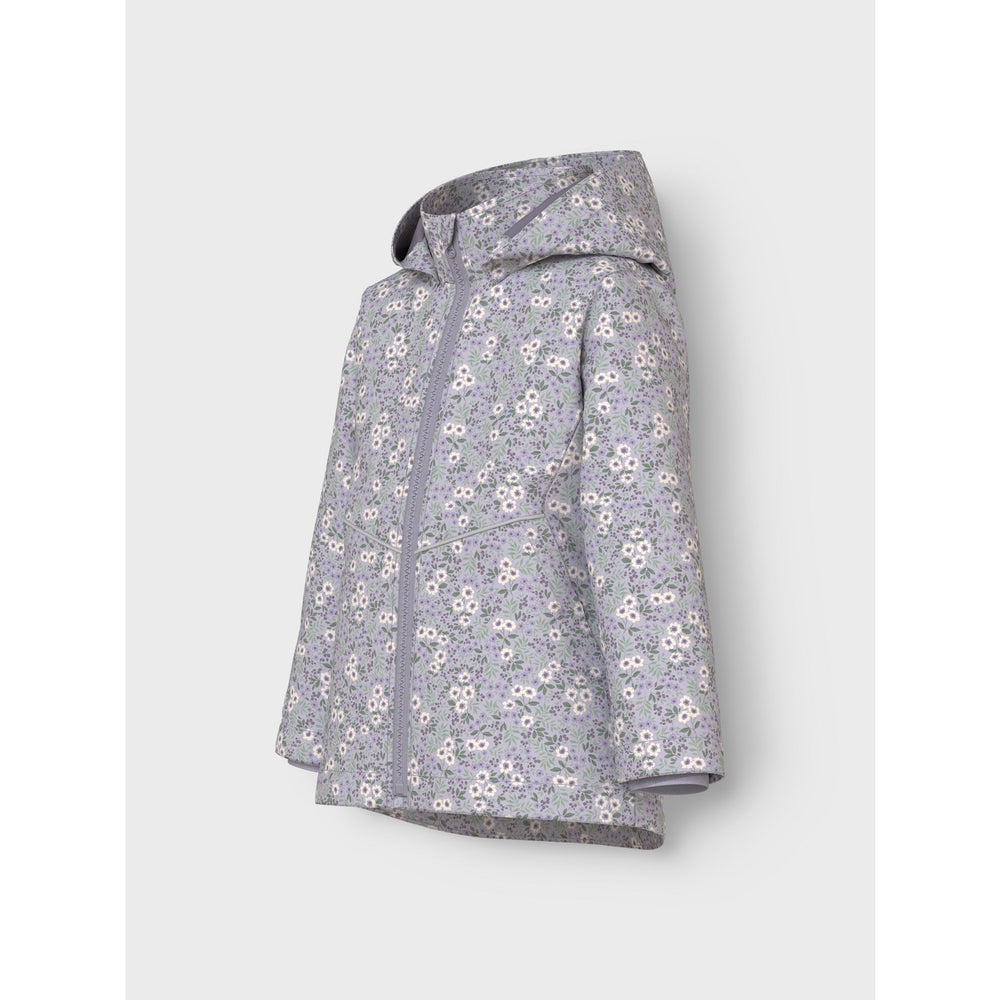 Køb Name It Misty Lilac Small Flower Maxi Li Jakke AOP