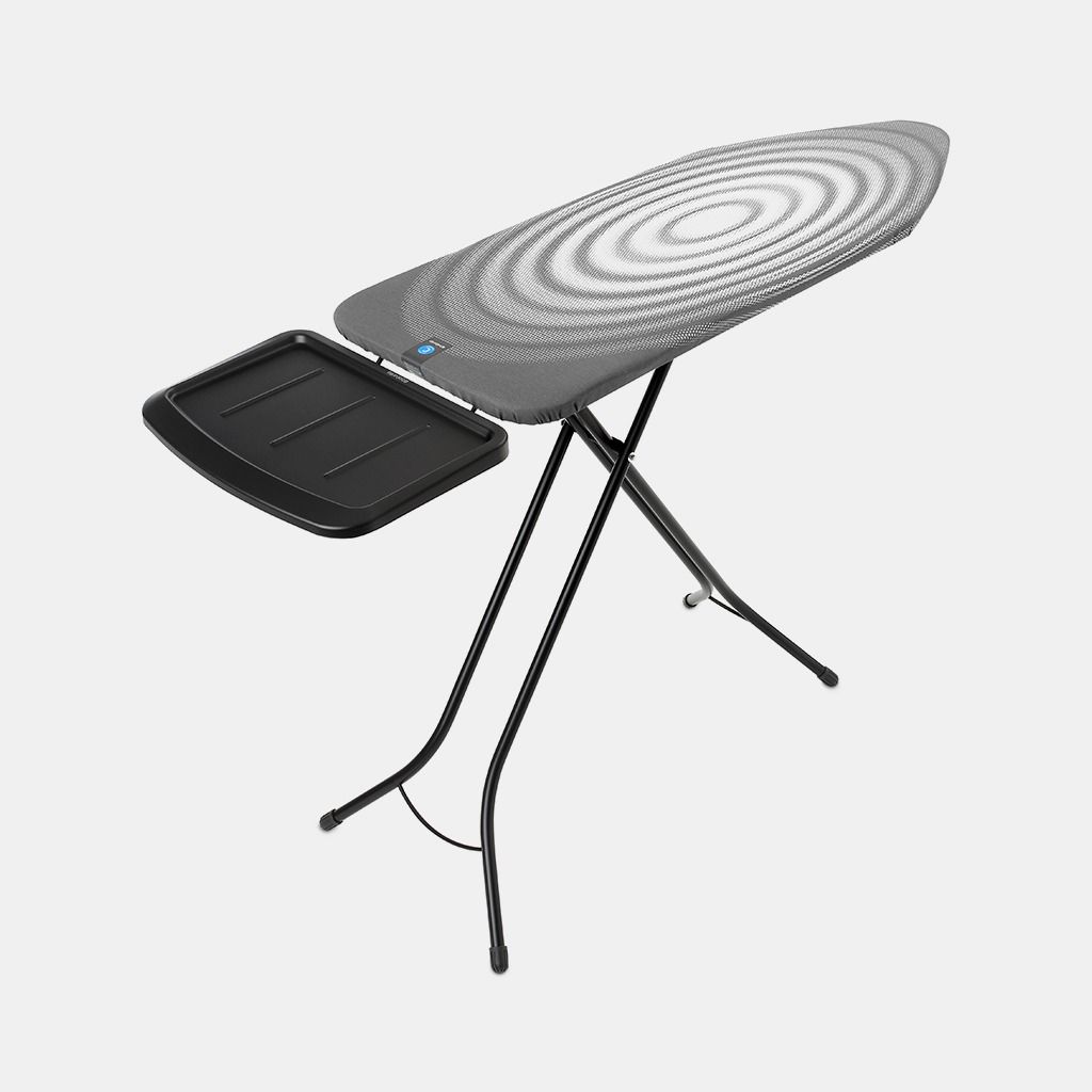 Strijkplank C, 124x45 cm, solide stoomunithouder 138980 - Titan Oval