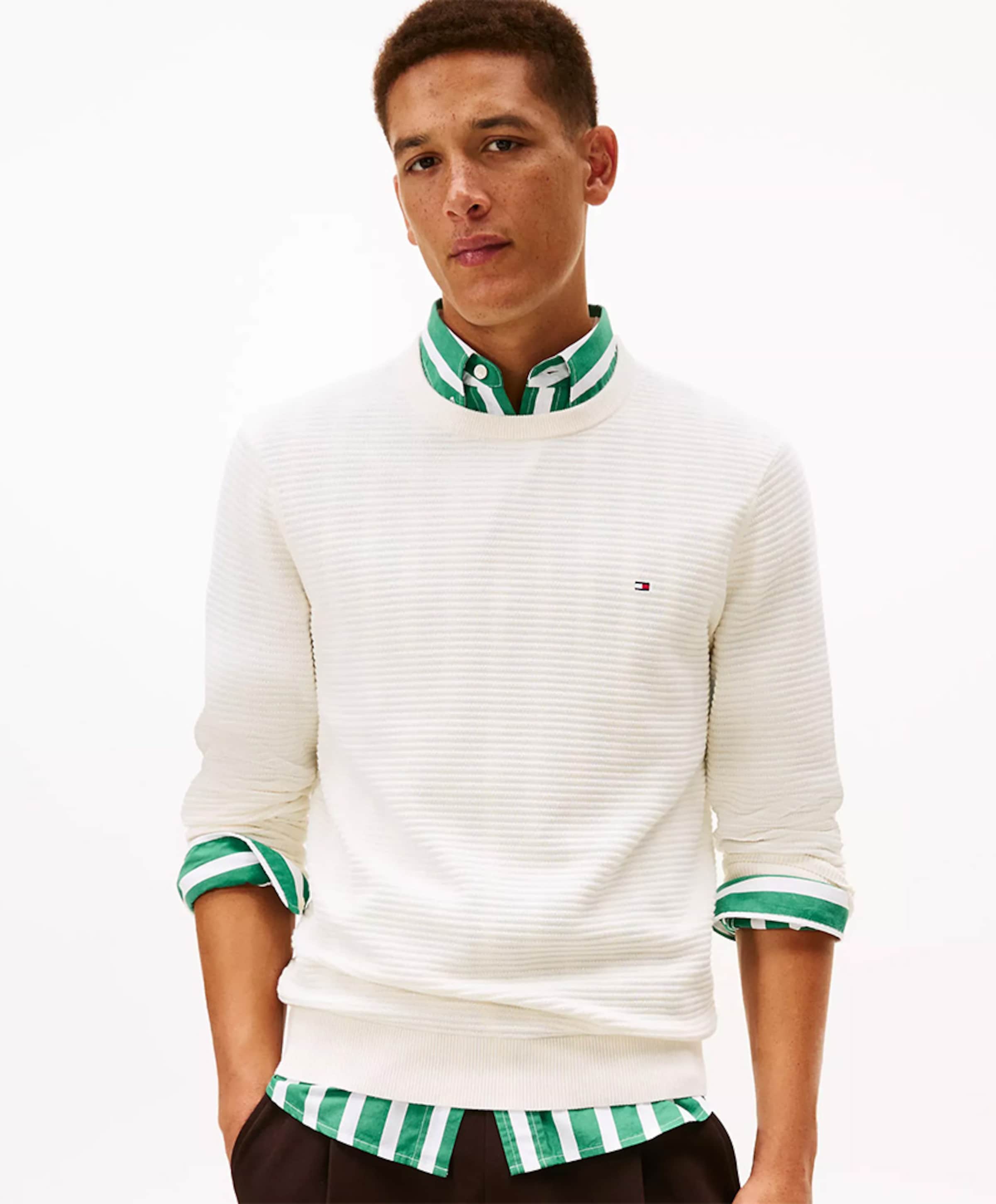 Tommy Hilfiger Heren trui ecru