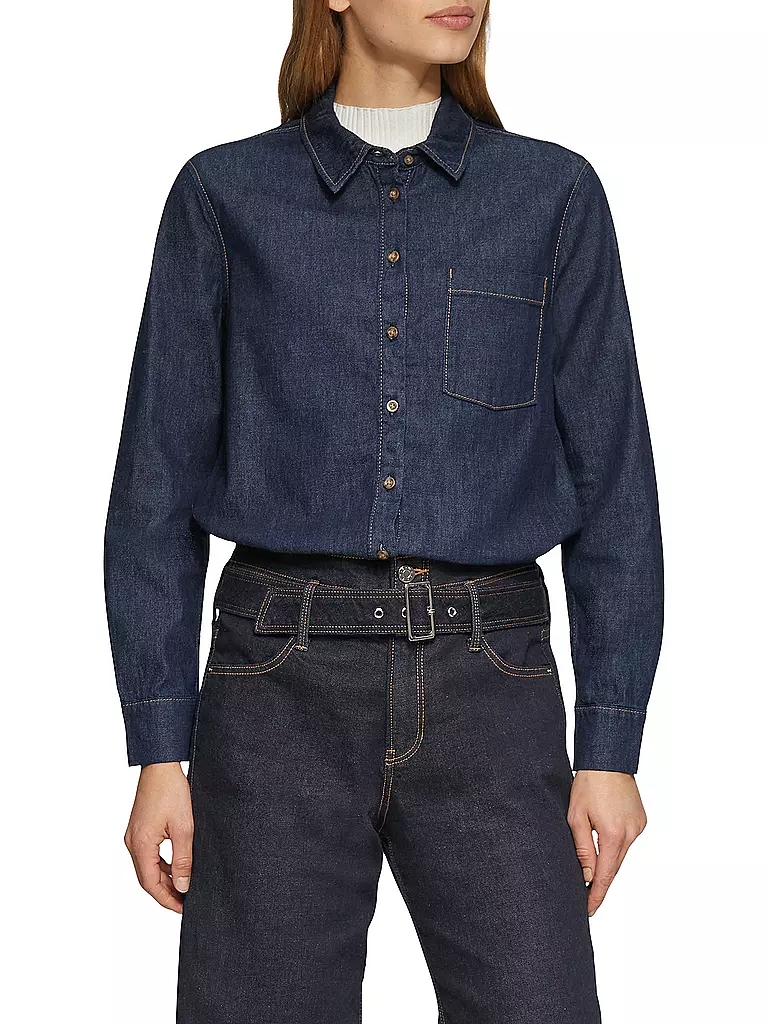S.OLIVER Overshirt blau