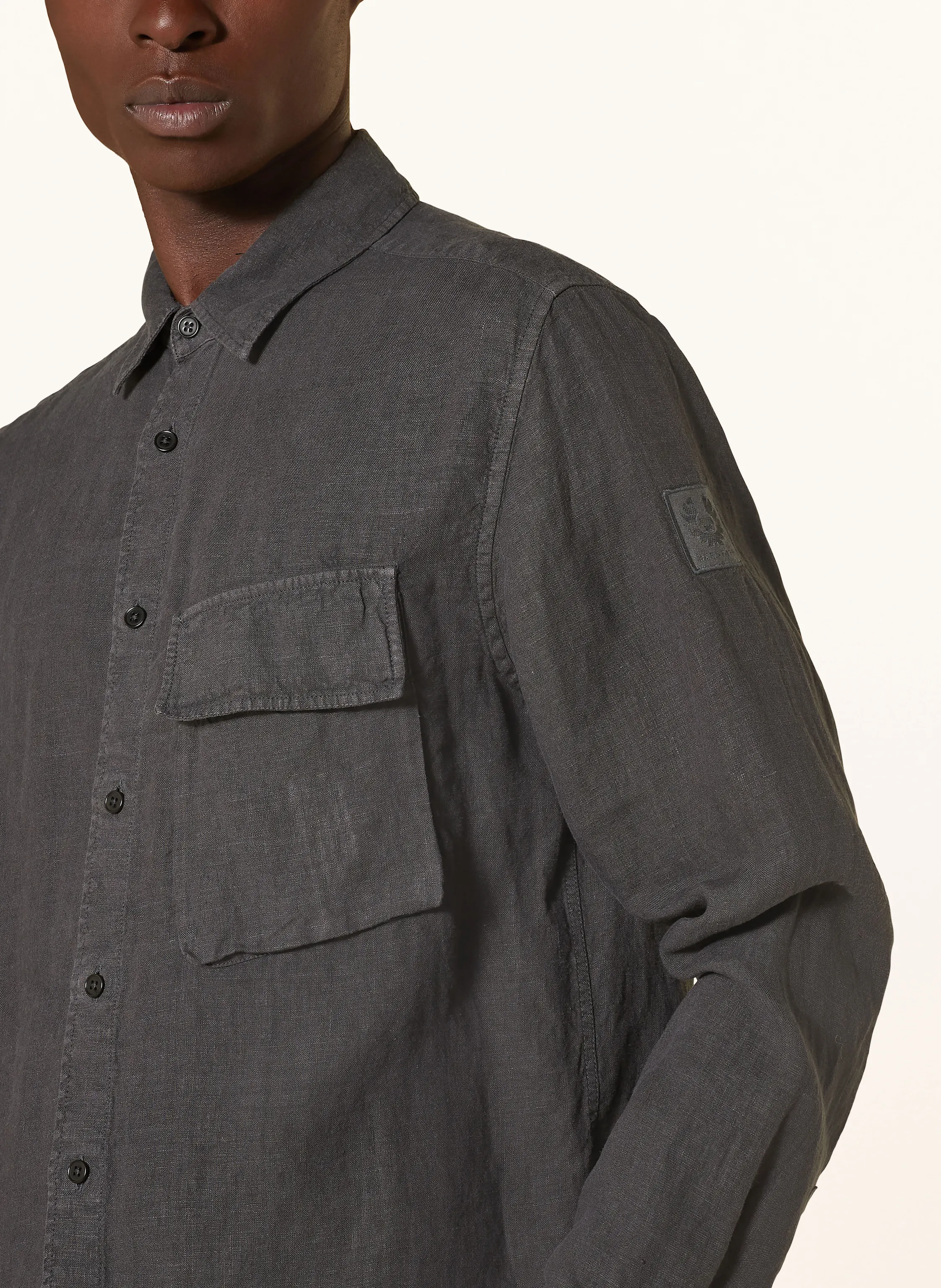 BELSTAFF Leinenhemd SCALE Comfort Fit