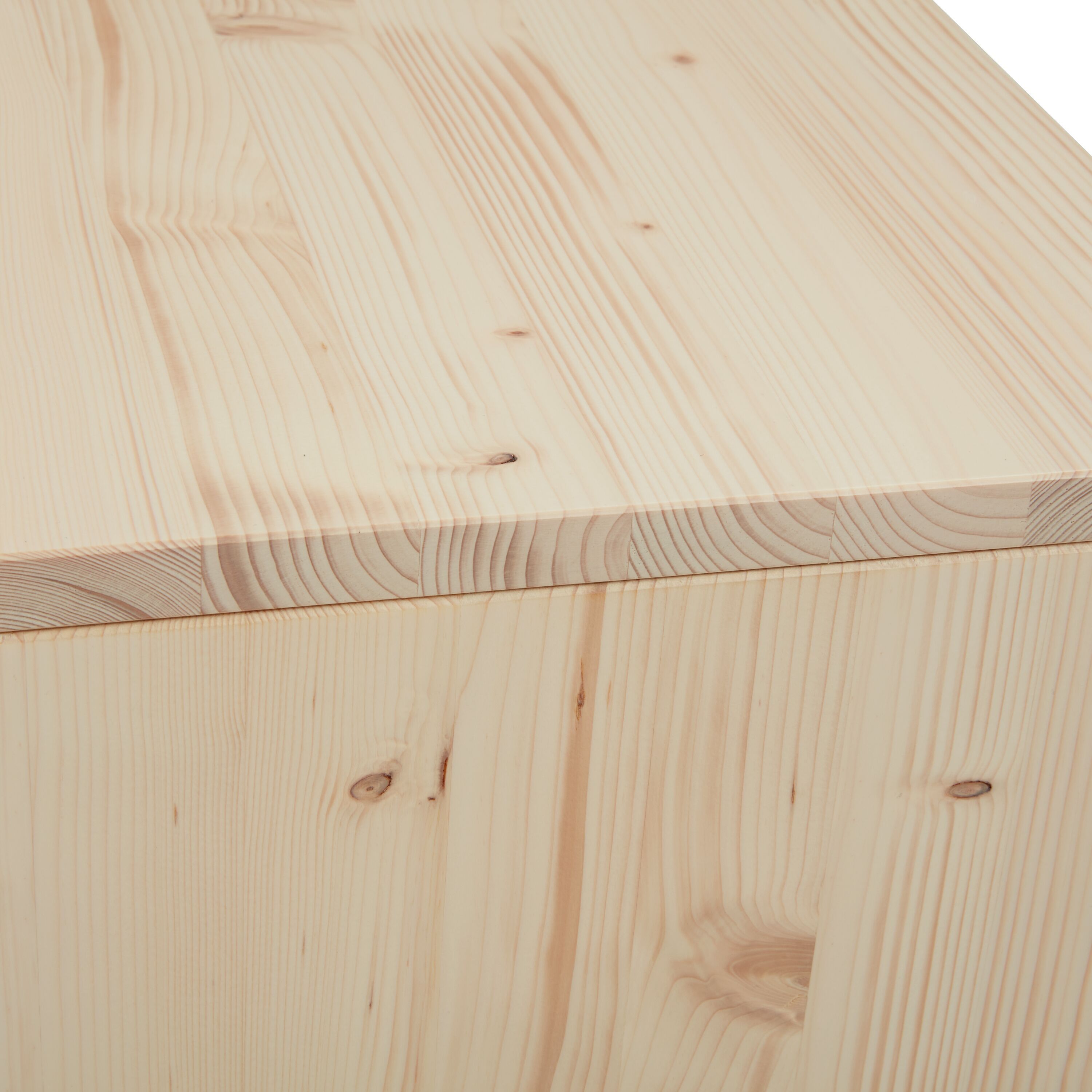 NATURA Nachttisch - Fichte / B: 40.0 cm x T: 35.0 cm x H: 48.0 cm