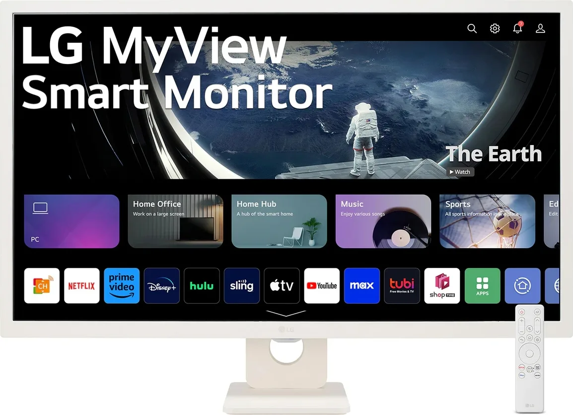 LG MyView Smart Monitor 27SR50F-W Écrans de bureau et professionnels