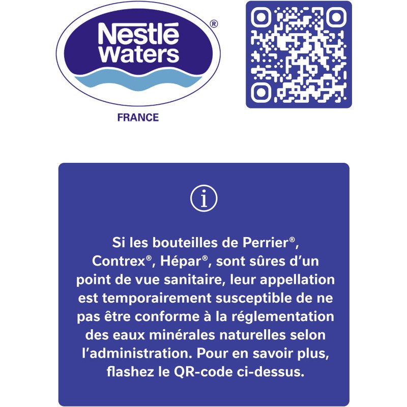 Eau gazeuse Maison Perrier Forever citron 50 cl - 24 bouteilles