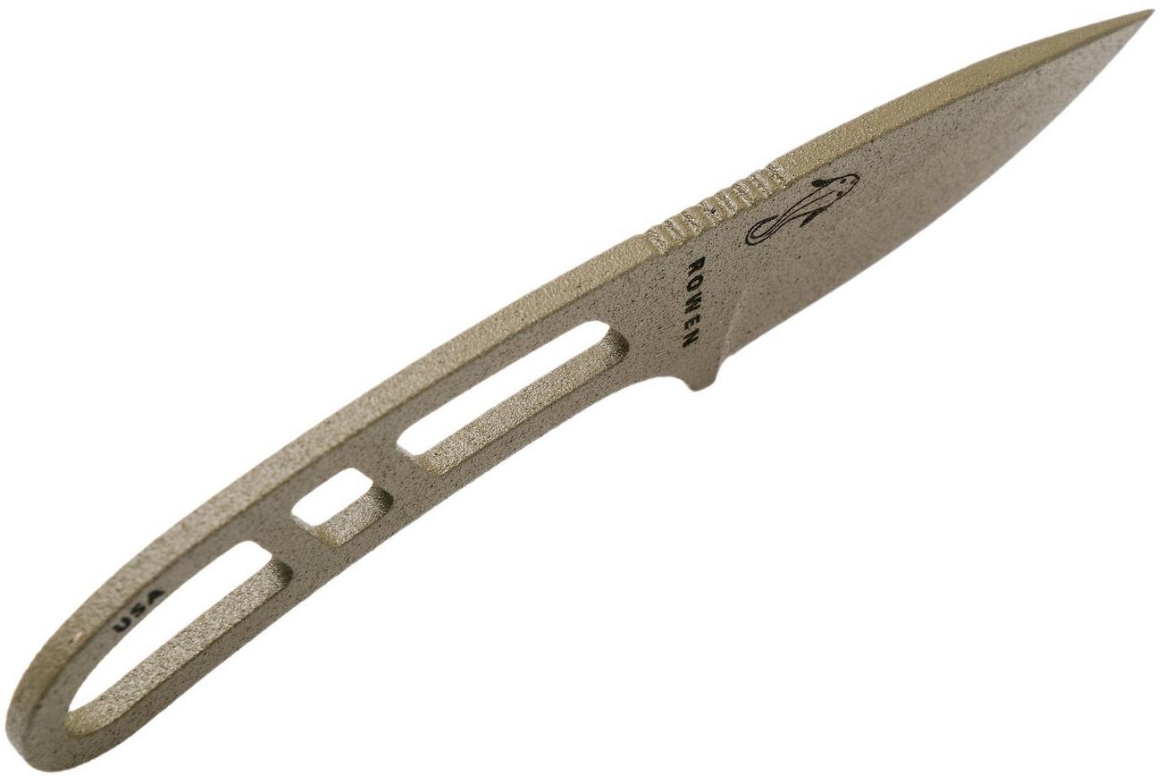 ESEE Candiru Dark Earth CAN-DE nekmes met zwarte schede   riemclip
