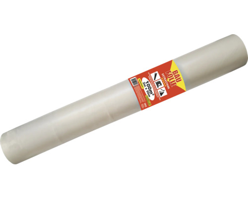 Bouwfolie LDPE transparant 0,1mm 2 x 50 m rol = 100 m²