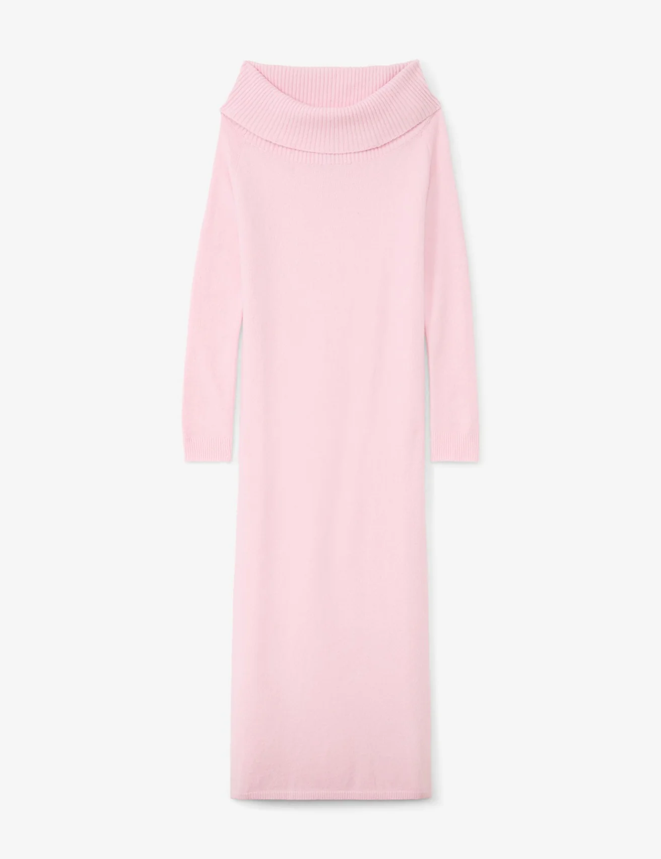 Robe longue d'hiver rose