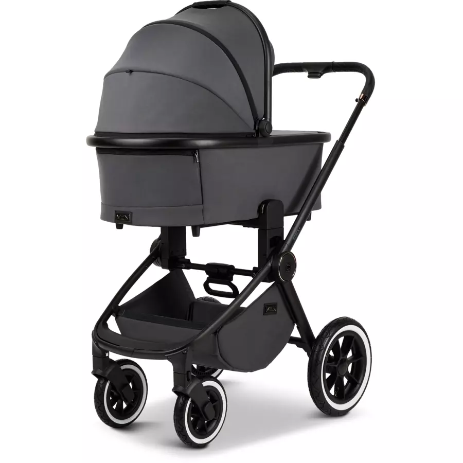 MOON Kombikinderwagen Resea Edition+ anthrazitblack matt