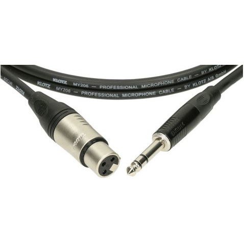 Klotz M1FS1K0750 microfoonkabel 3p XLR female - 6.35 mm 3p jack 7.5 m