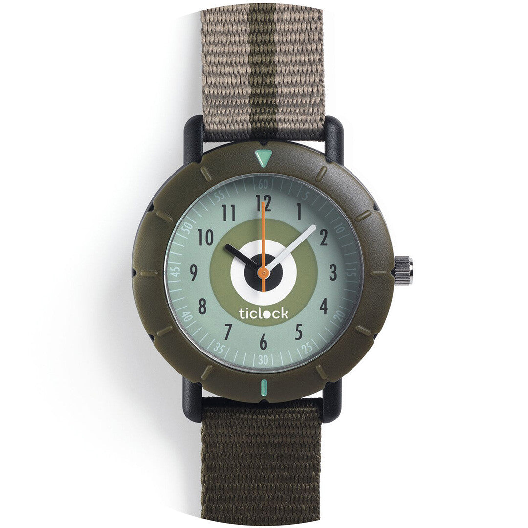 Djeco kinderhorloge green target