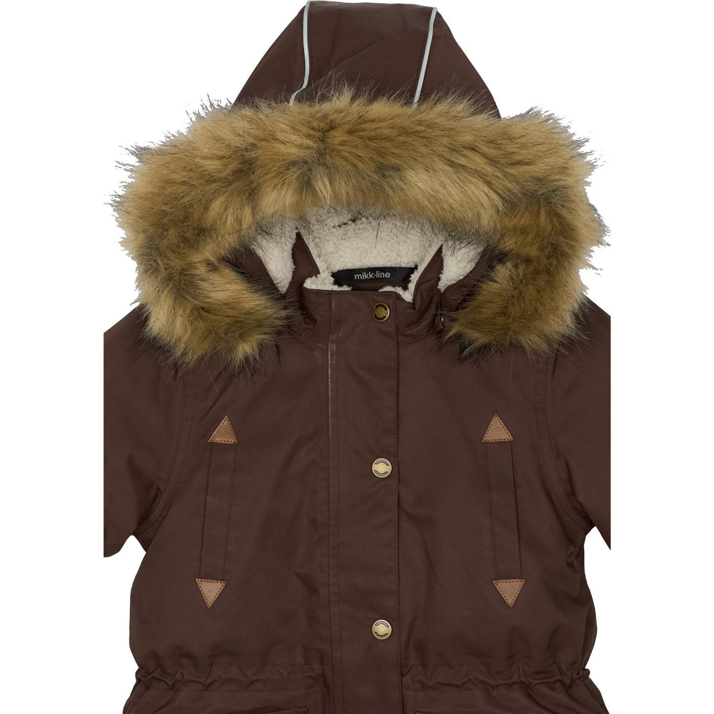 Køb Mikk-Line French Roast Twill Nylon Girl Parca