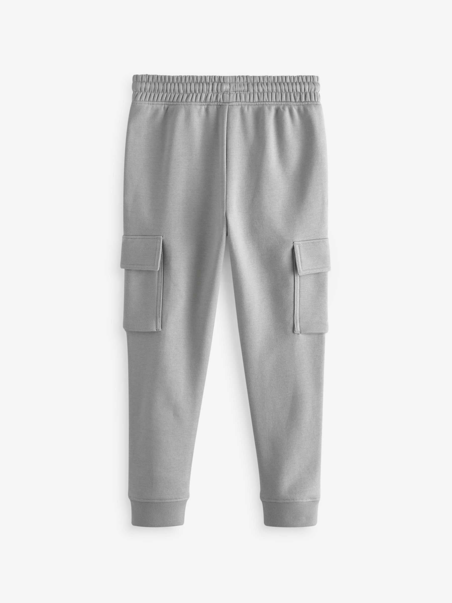 Grijs - Cargo joggingbroek met hoog katoengehalte (3-16jr)