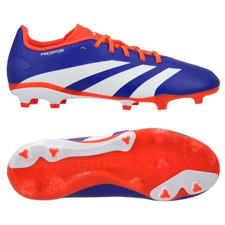 adidas Predator League FG Advancement - Bleu/Blanc/Rouge Enfant