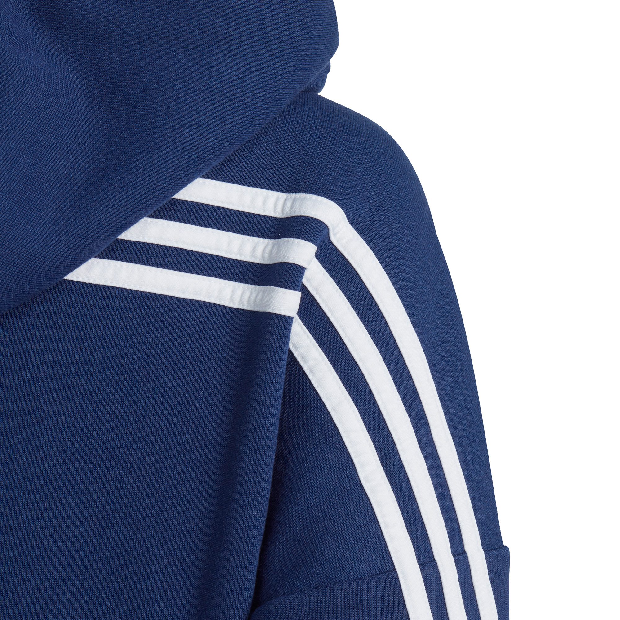 adidas Future Icons 3-Streifen Kapuzenjacke Kinder dunkelblau