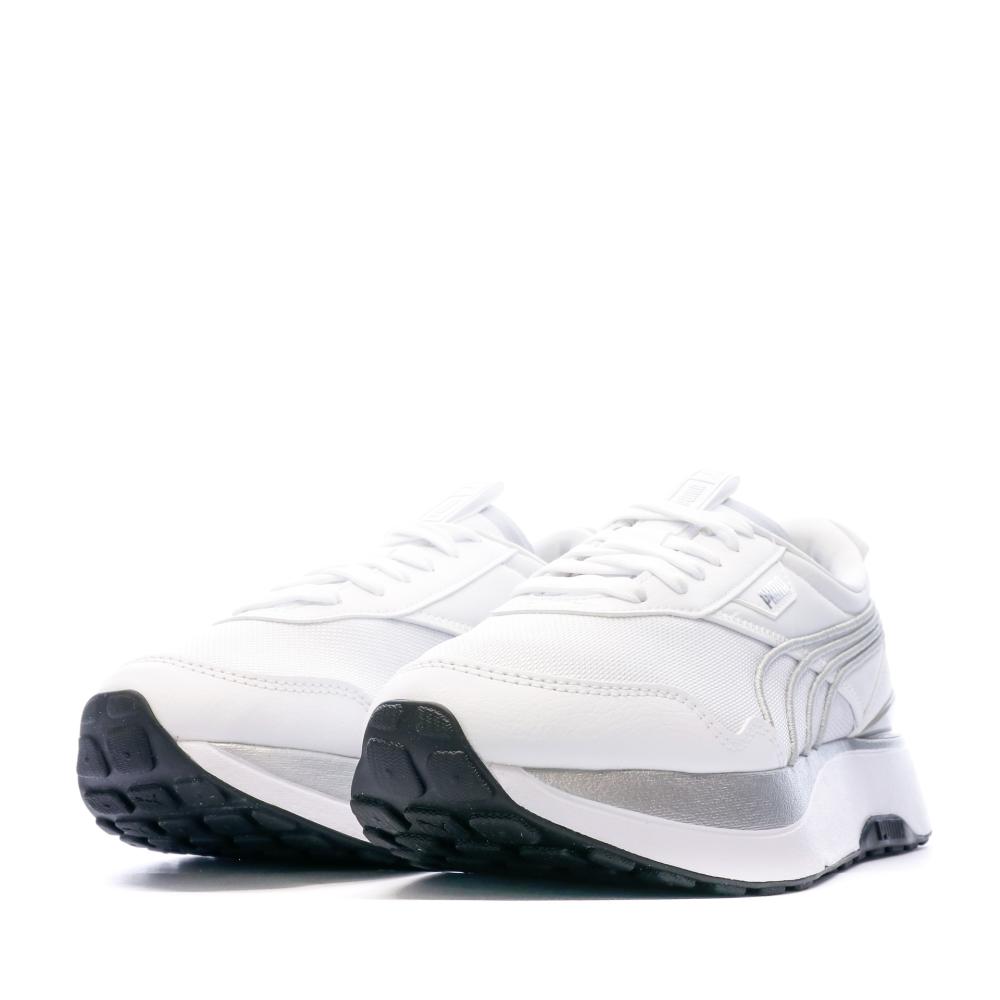 Puma Baskets Blanches Femme Puma Cruise Rider Metal Wn S