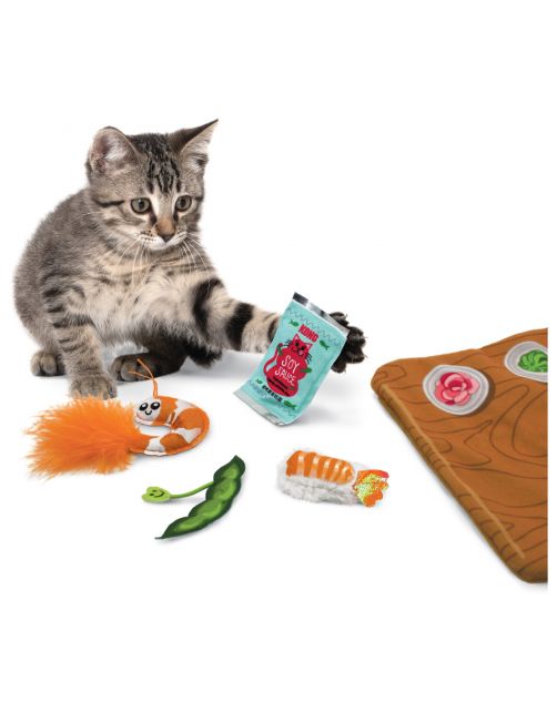Kong Pull-A-Partz Sushi - Kattenspeelgoed - One Size