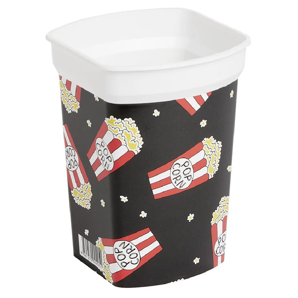 Boîte à pop corn 2L - 13,4x13,4xH18,4cm