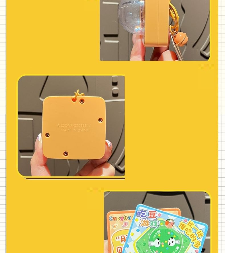 het gebeurt - Dierenkralenspel PVC tasbedel sleutelhanger (verschillende ontwerpen)