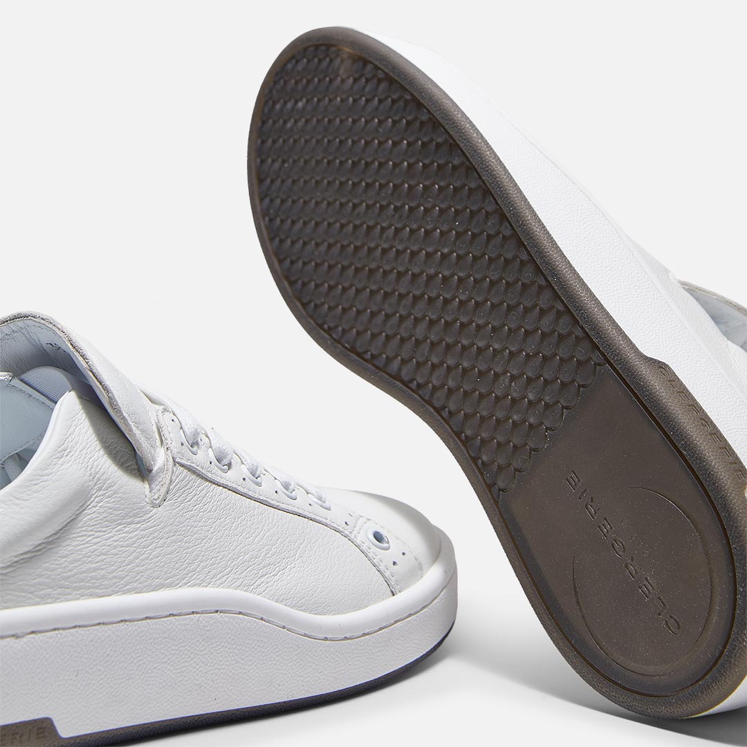 SNEAKERS - GIN sneakers, tanned calfskin white || OUTLET
