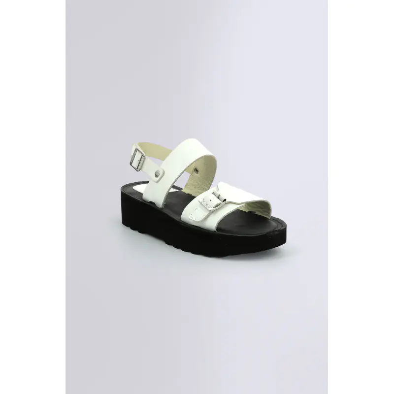 KICK HIGHLIGHT BLANC SANDALES Cuir Femme